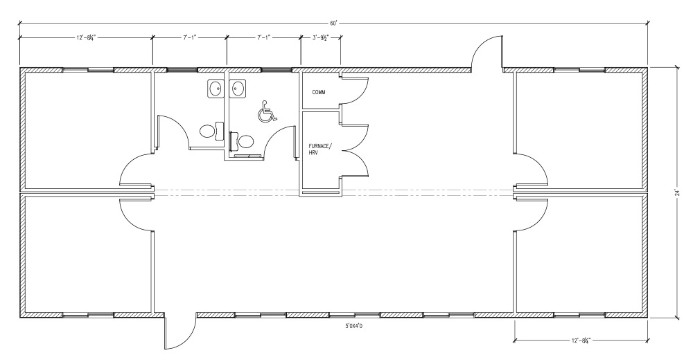 24 x 60 Floorplan