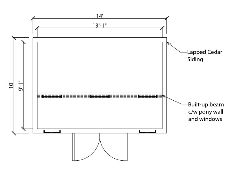 Cedar Shed Floorplan