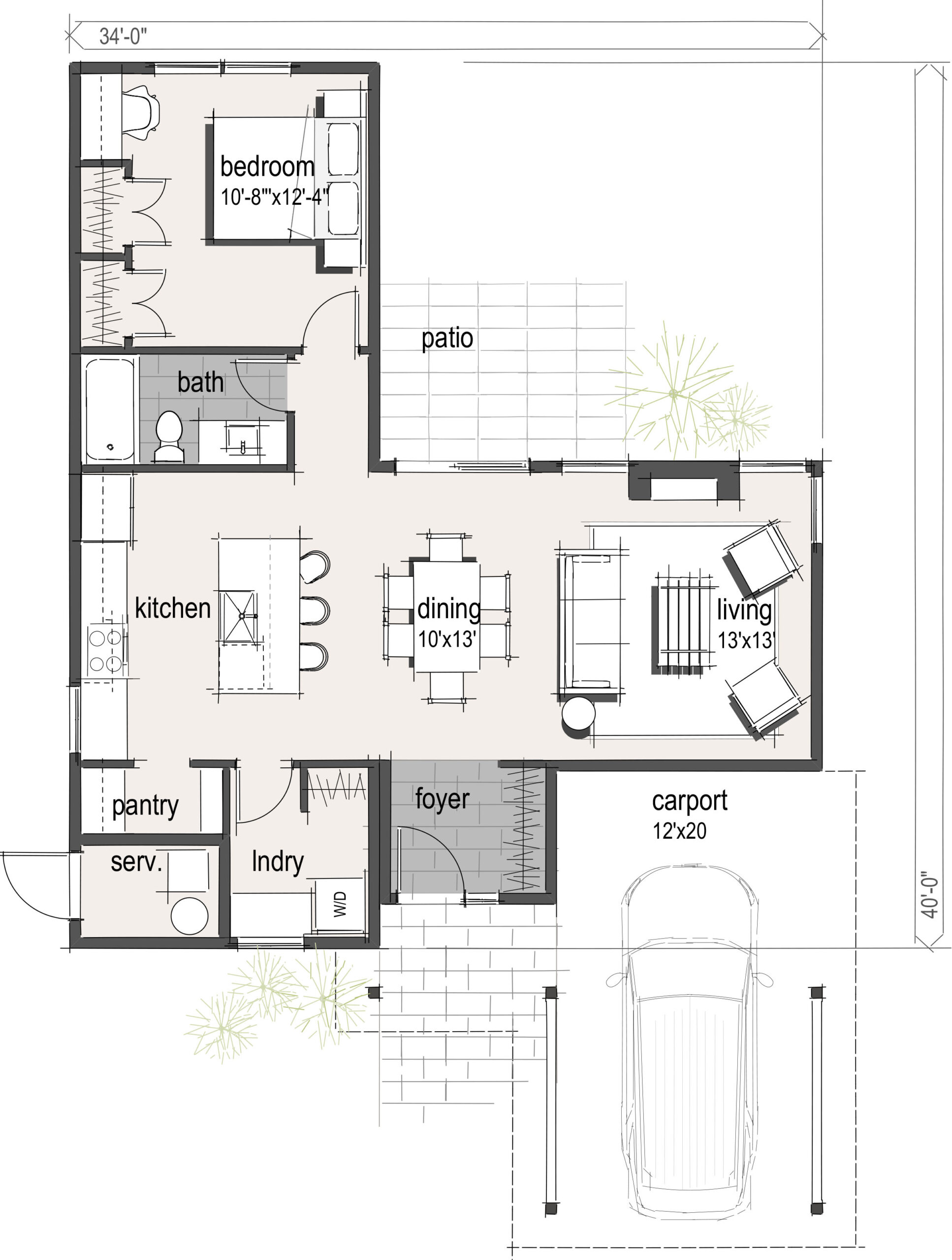 The Birdsmouth Modular Home Floorplan A
