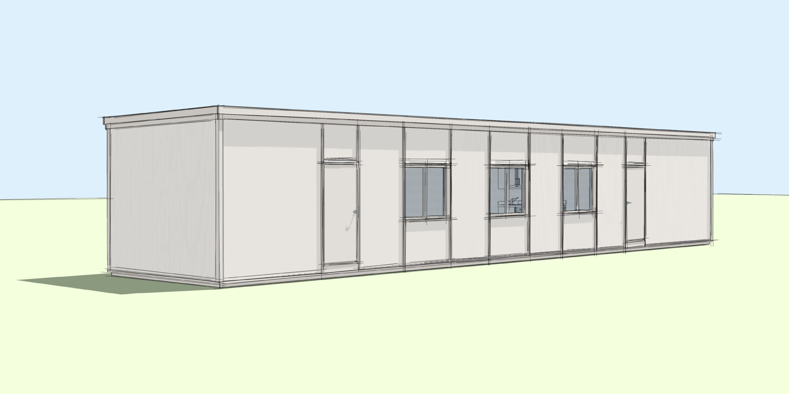 12 x 60 Modular Lunchroom