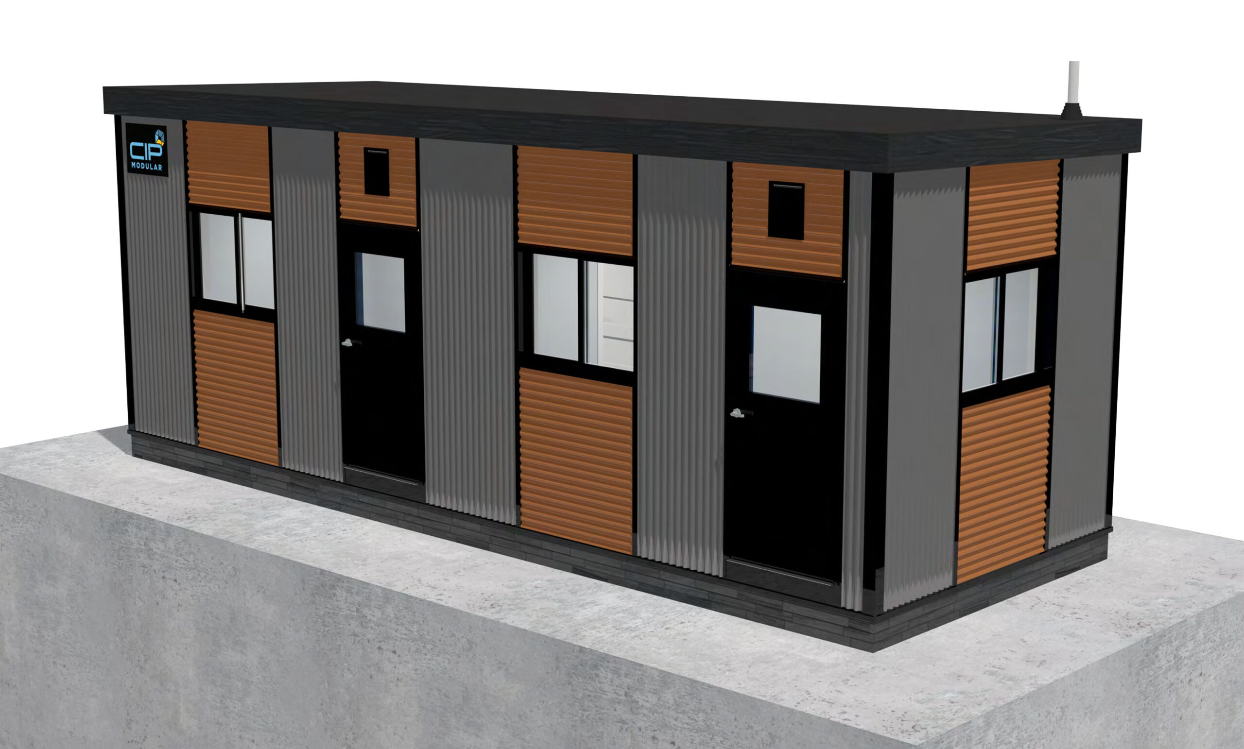 10 x 28 Modular Office Render