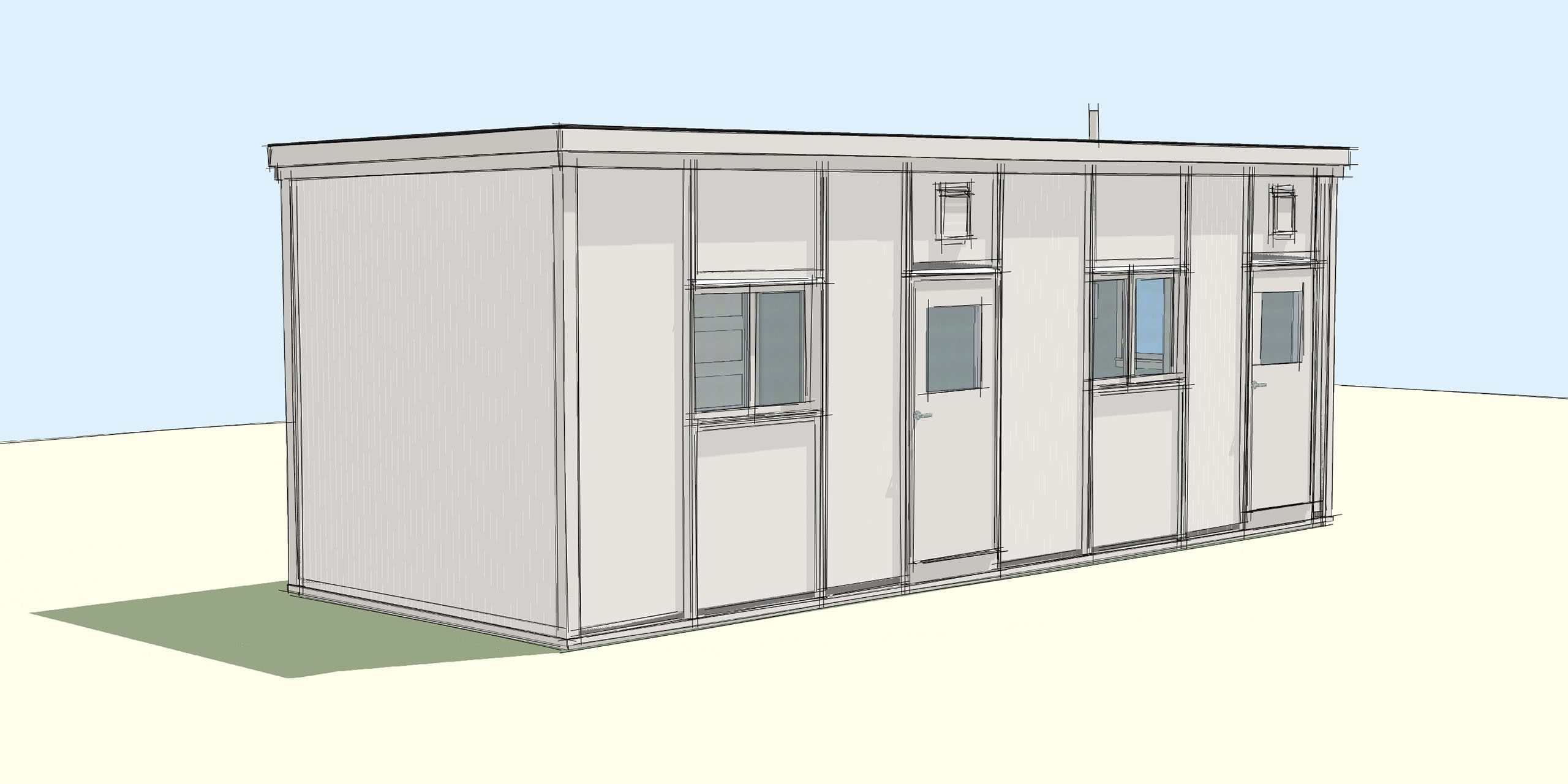 10 x 28 Modular Office