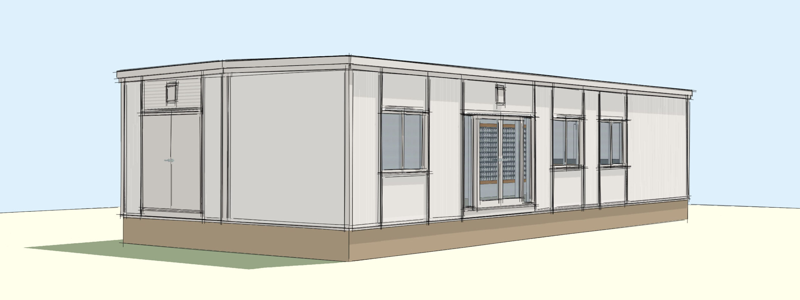 20 x 50 Modular Post Office Alternative Layout